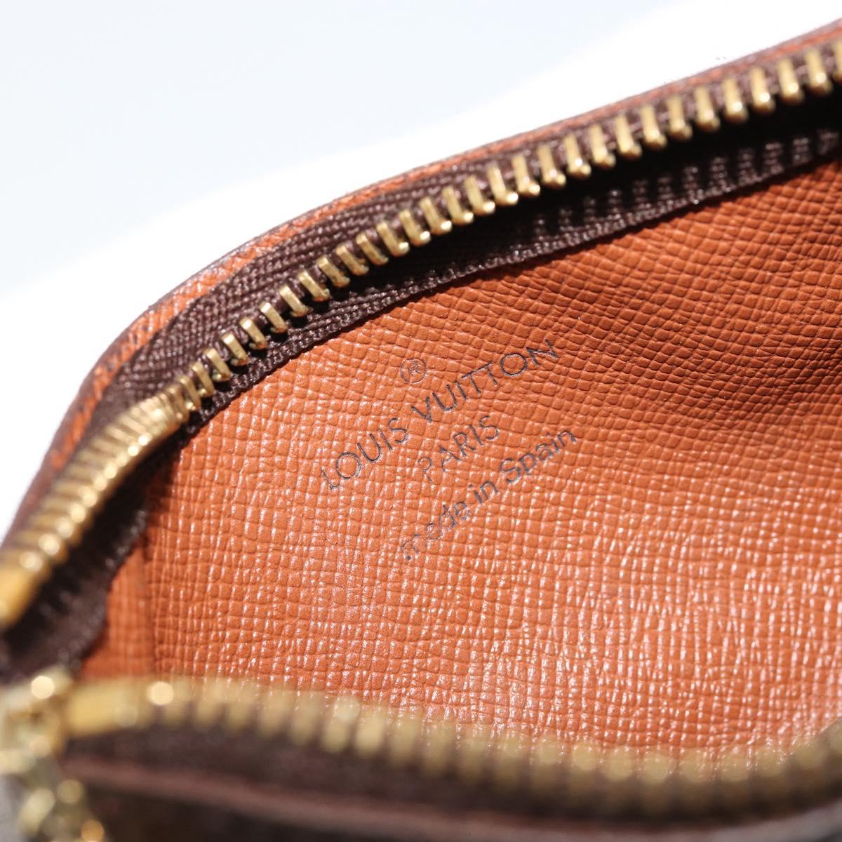 LOUIS VUITTON Monogram Pochette Cles Coin Purse M62650 LV Auth 182706