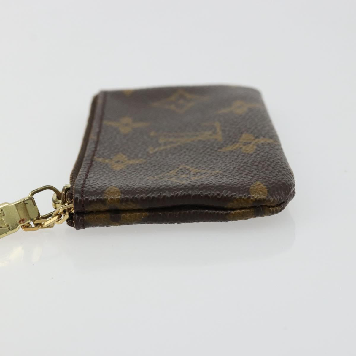 LOUIS VUITTON Monogram Pochette Cles Coin Purse M62650 LV Auth 182706