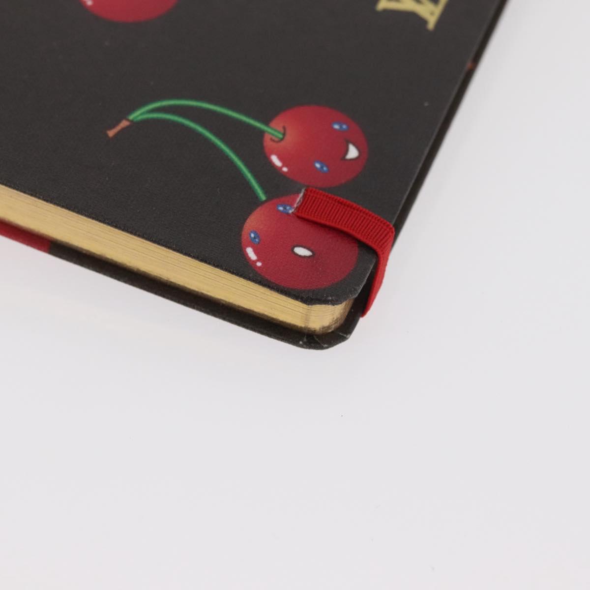 LOUIS VUITTON Monogram Cherry Notebook MM Jane GI1371 LV Auth 182736M