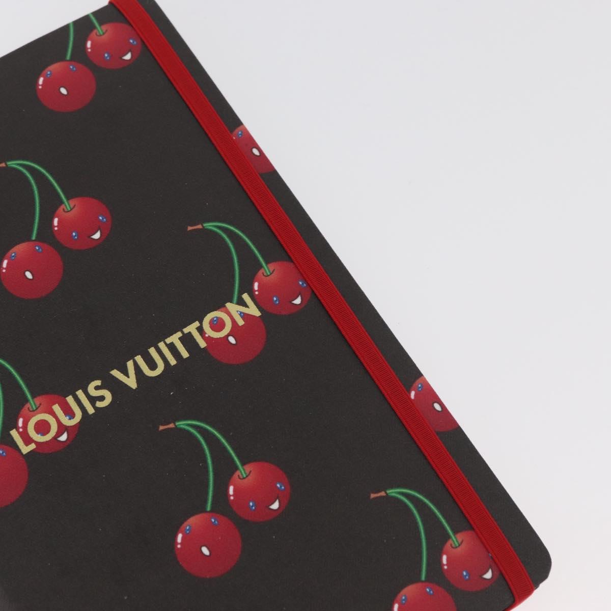 LOUIS VUITTON Monogram Cherry Notebook MM Jane GI1371 LV Auth 182736M