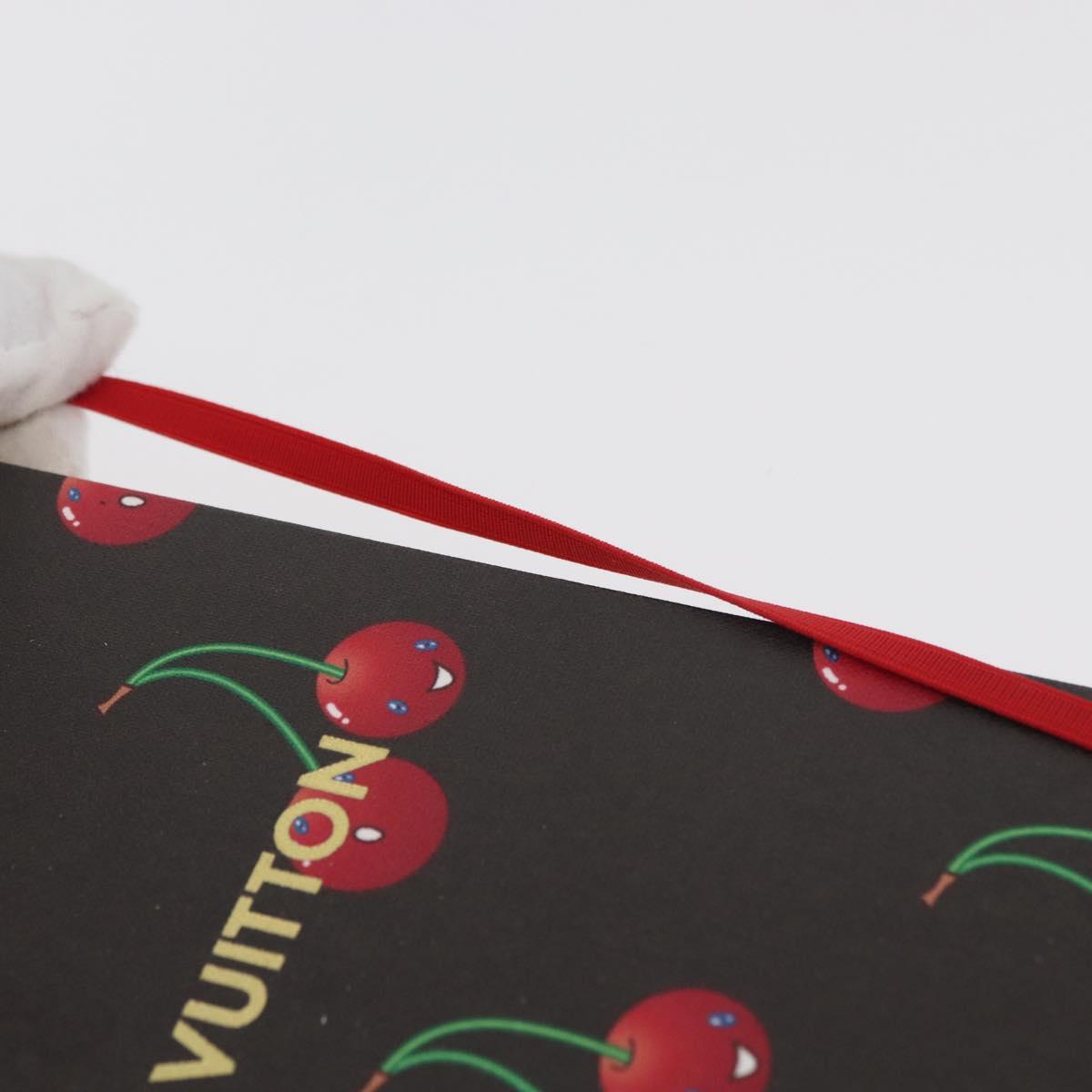 LOUIS VUITTON Monogram Cherry Notebook MM Jane GI1371 LV Auth 182736M
