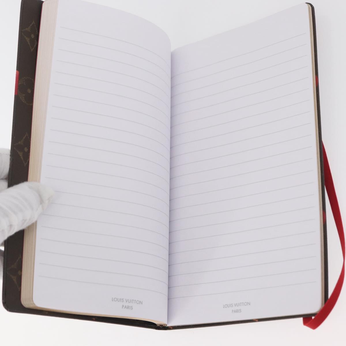 LOUIS VUITTON Monogram Cherry Notebook MM Jane GI1371 LV Auth 182736M