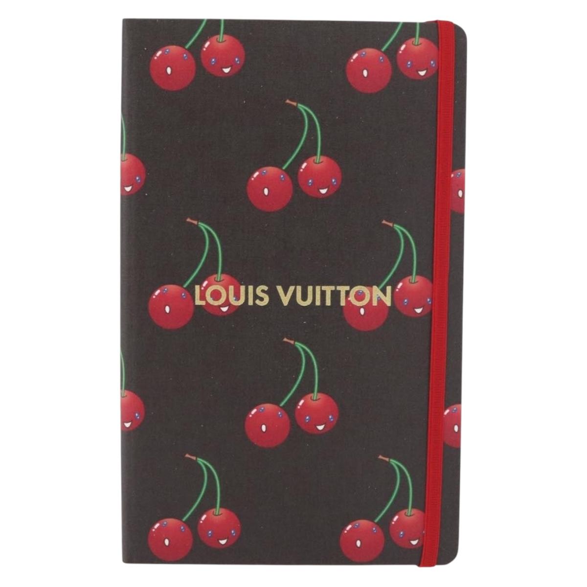 LOUIS VUITTON Monogram Cherry Notebook MM Jane GI1371 LV Auth 182736M