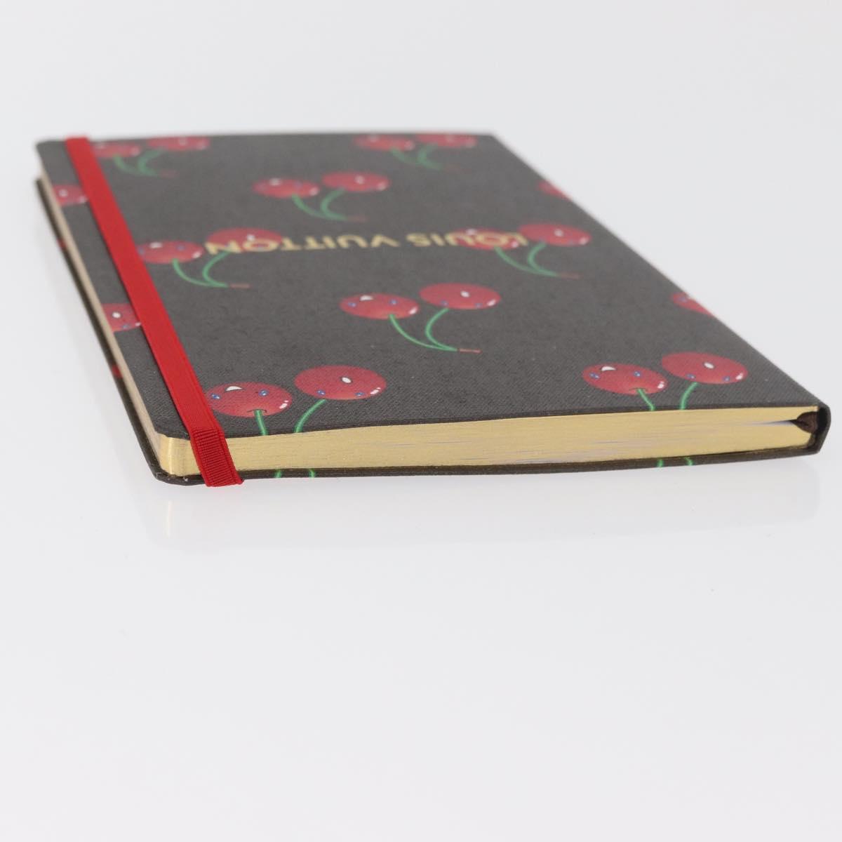 LOUIS VUITTON Monogram Cherry Notebook MM Jane GI1371 LV Auth 182736M