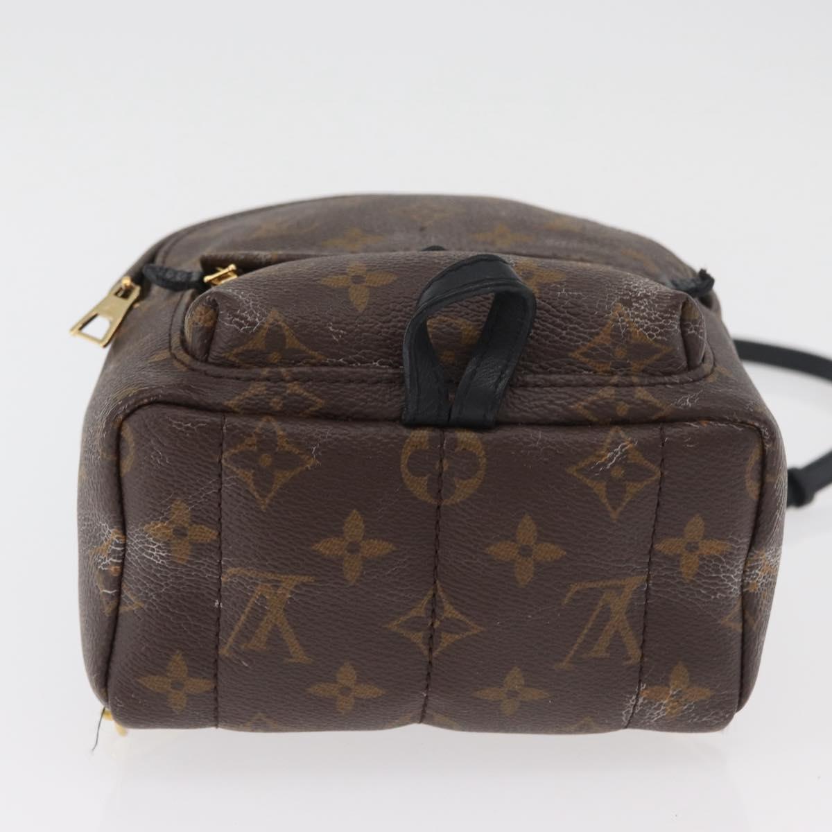 LOUIS VUITTON Monogram Palm Springs MINI Backpack M44873 LV Auth 182764