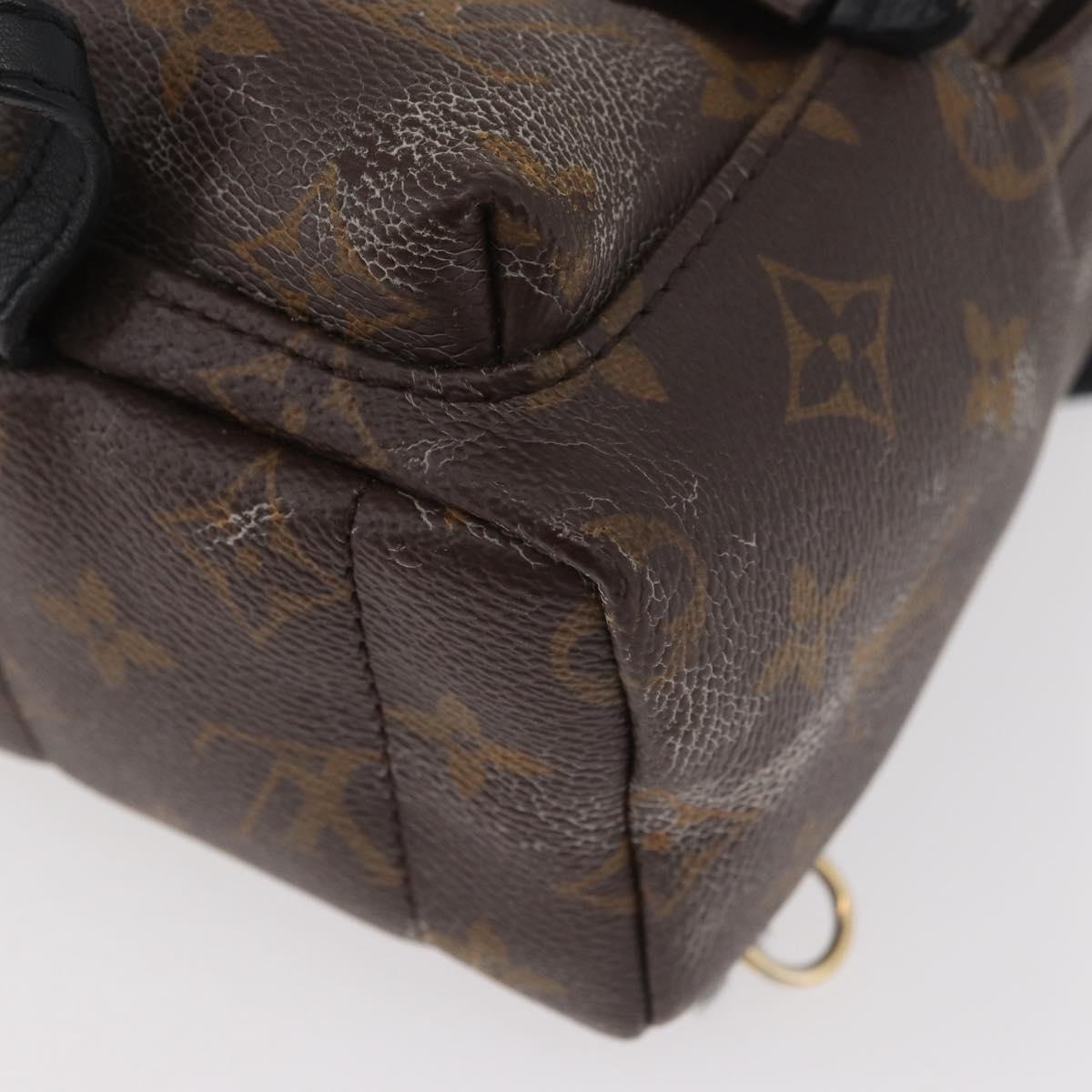 LOUIS VUITTON Monogram Palm Springs MINI Backpack M44873 LV Auth 182764