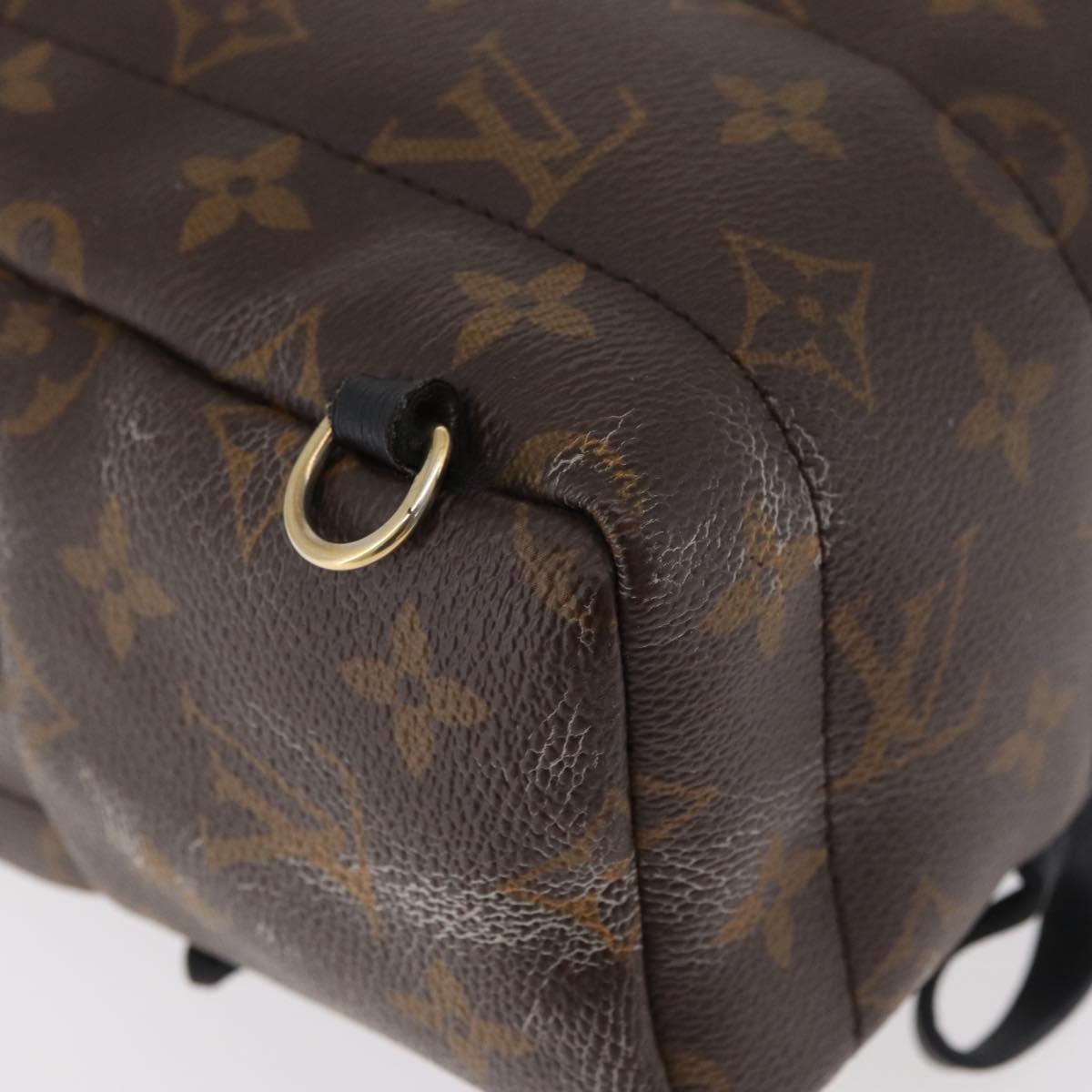 LOUIS VUITTON Monogram Palm Springs MINI Backpack M44873 LV Auth 182764