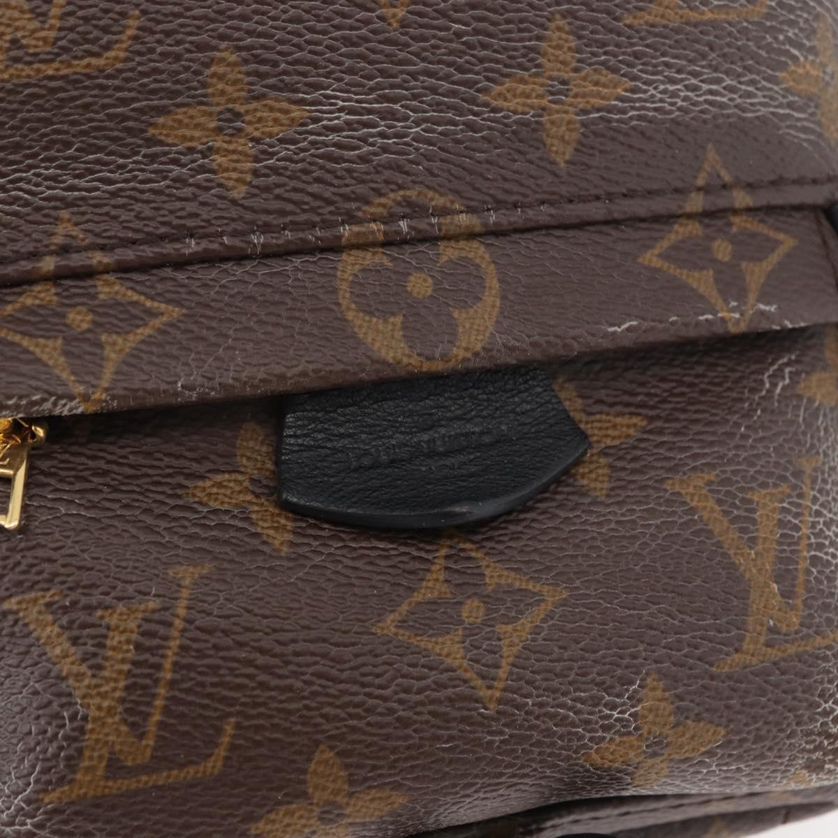 LOUIS VUITTON Monogram Palm Springs MINI Backpack M44873 LV Auth 182764