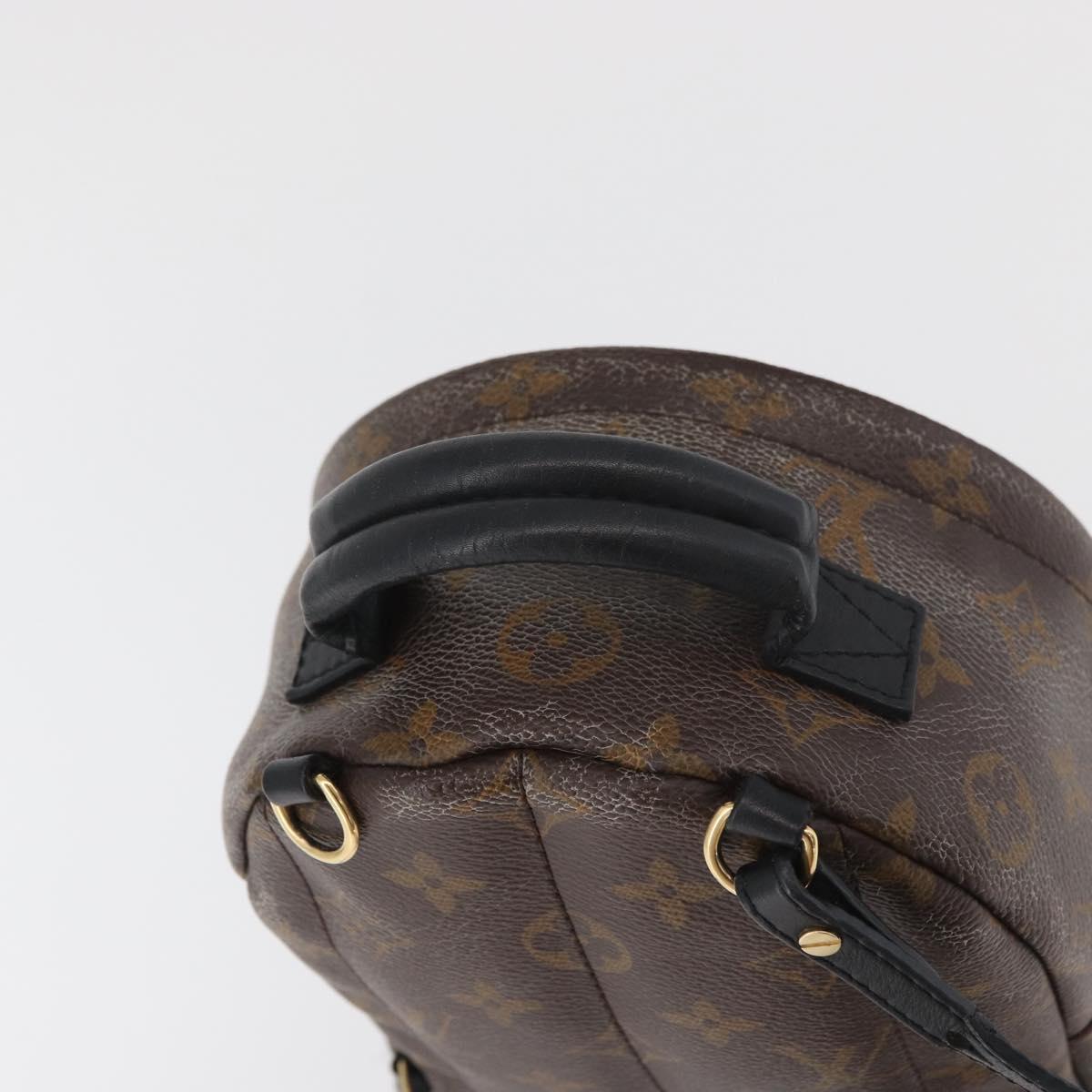 LOUIS VUITTON Monogram Palm Springs MINI Backpack M44873 LV Auth 182764