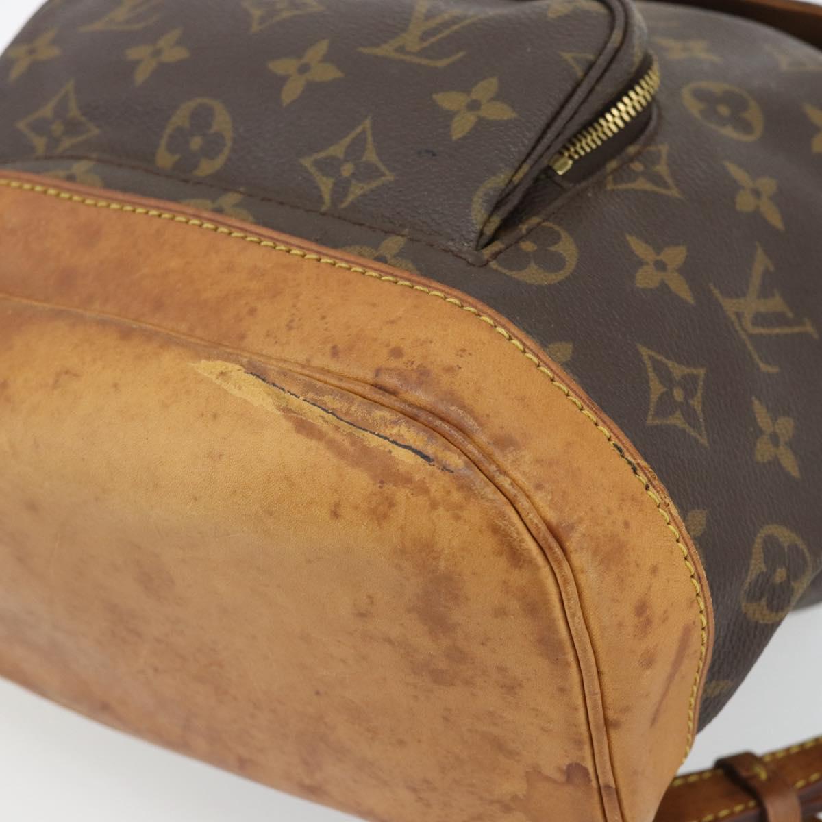 LOUIS VUITTON Monogram Montsouris MM Backpack M51136 LV Auth 182770
