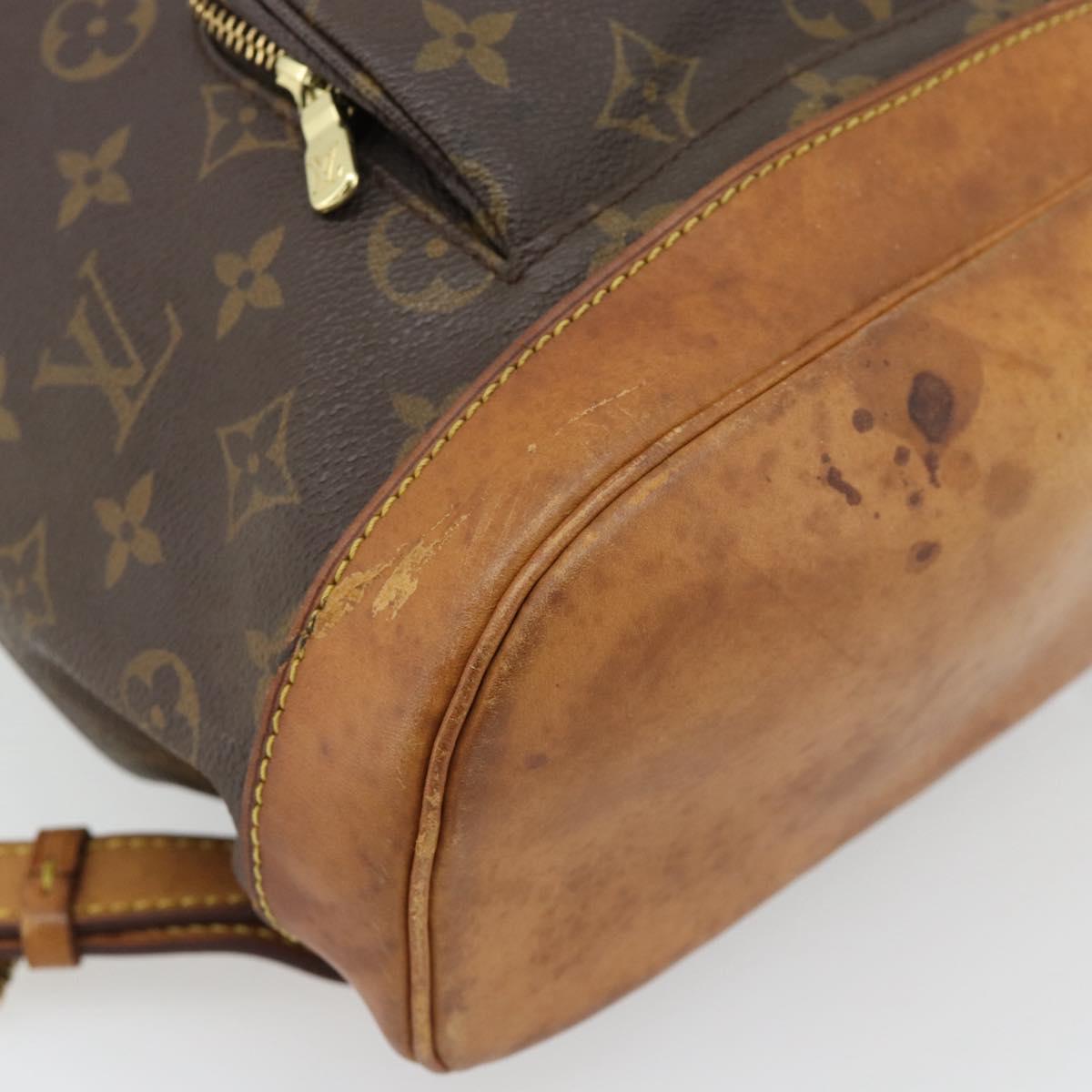 LOUIS VUITTON Monogram Montsouris MM Backpack M51136 LV Auth 182770