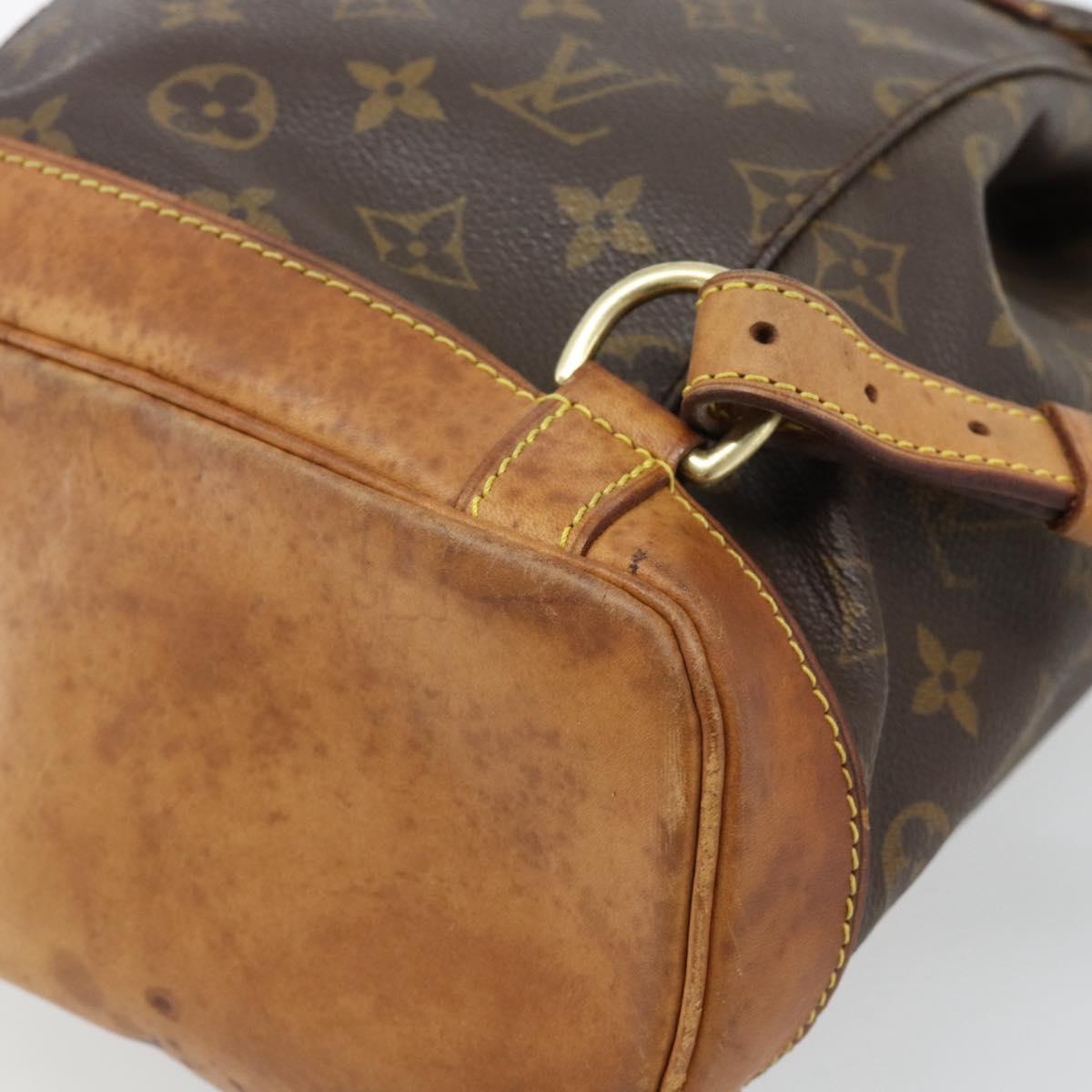 LOUIS VUITTON Monogram Montsouris MM Backpack M51136 LV Auth 182770