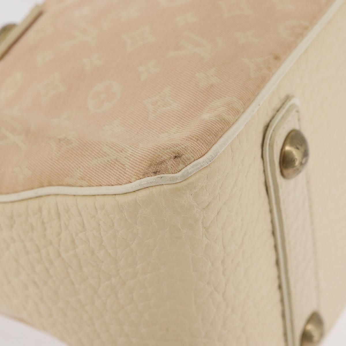 LOUIS VUITTON Monogram Mini Lin Trapeze PM Hand Bag Pink M40062 LV Auth 182773