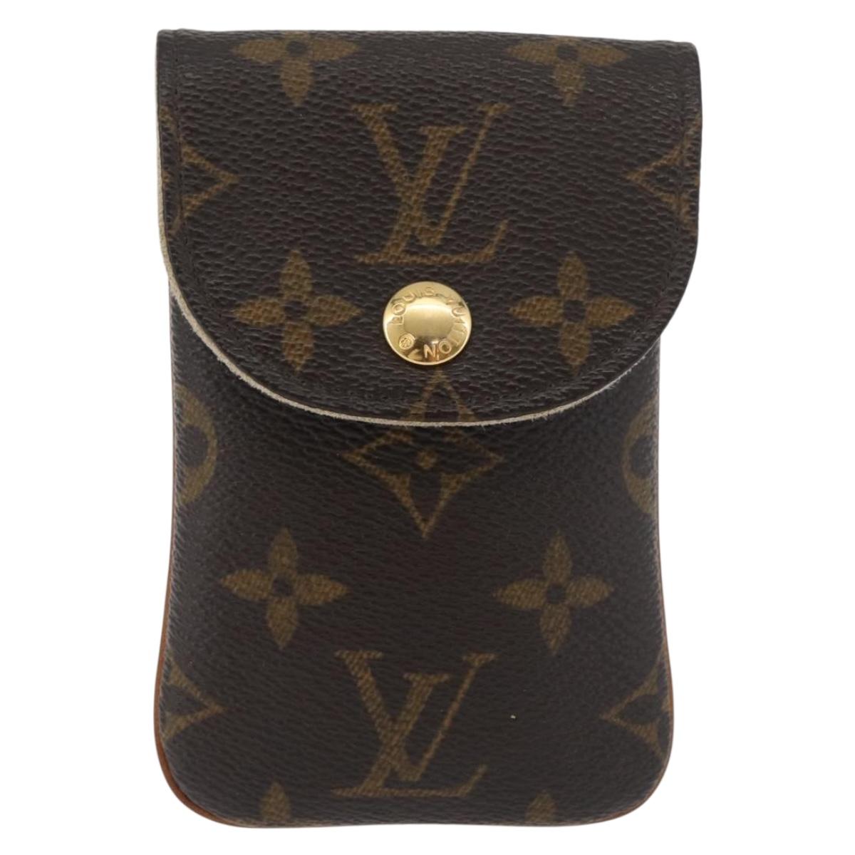 LOUIS VUITTON Monogram EtuiTelephonne MM Cell Phone Case M66546 LV Auth 182789