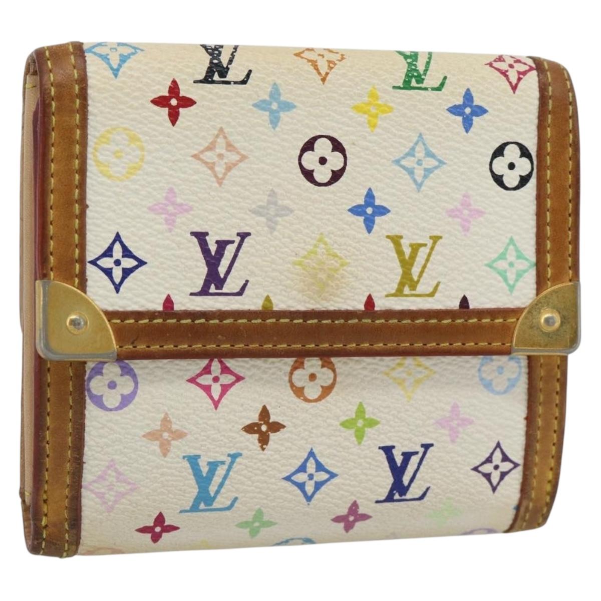 LOUIS VUITTON Multicolor Porte Monnaie Billets Cartes Credit M92983 Auth 182791