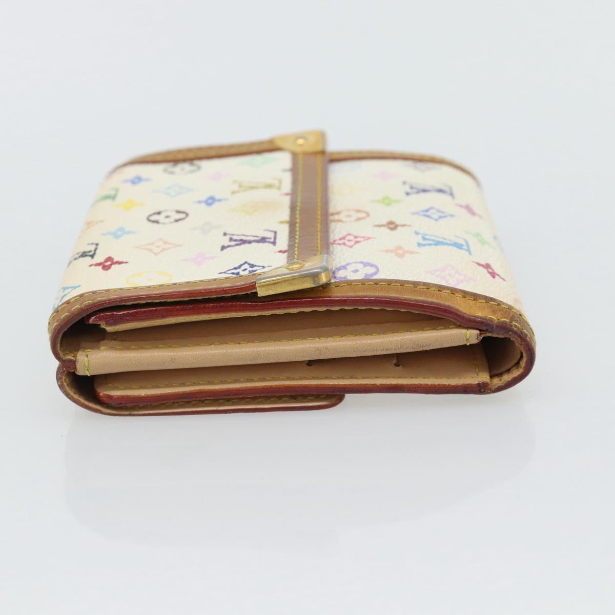 LOUIS VUITTON Multicolor Porte Monnaie Billets Cartes Credit M92983 Auth 182791