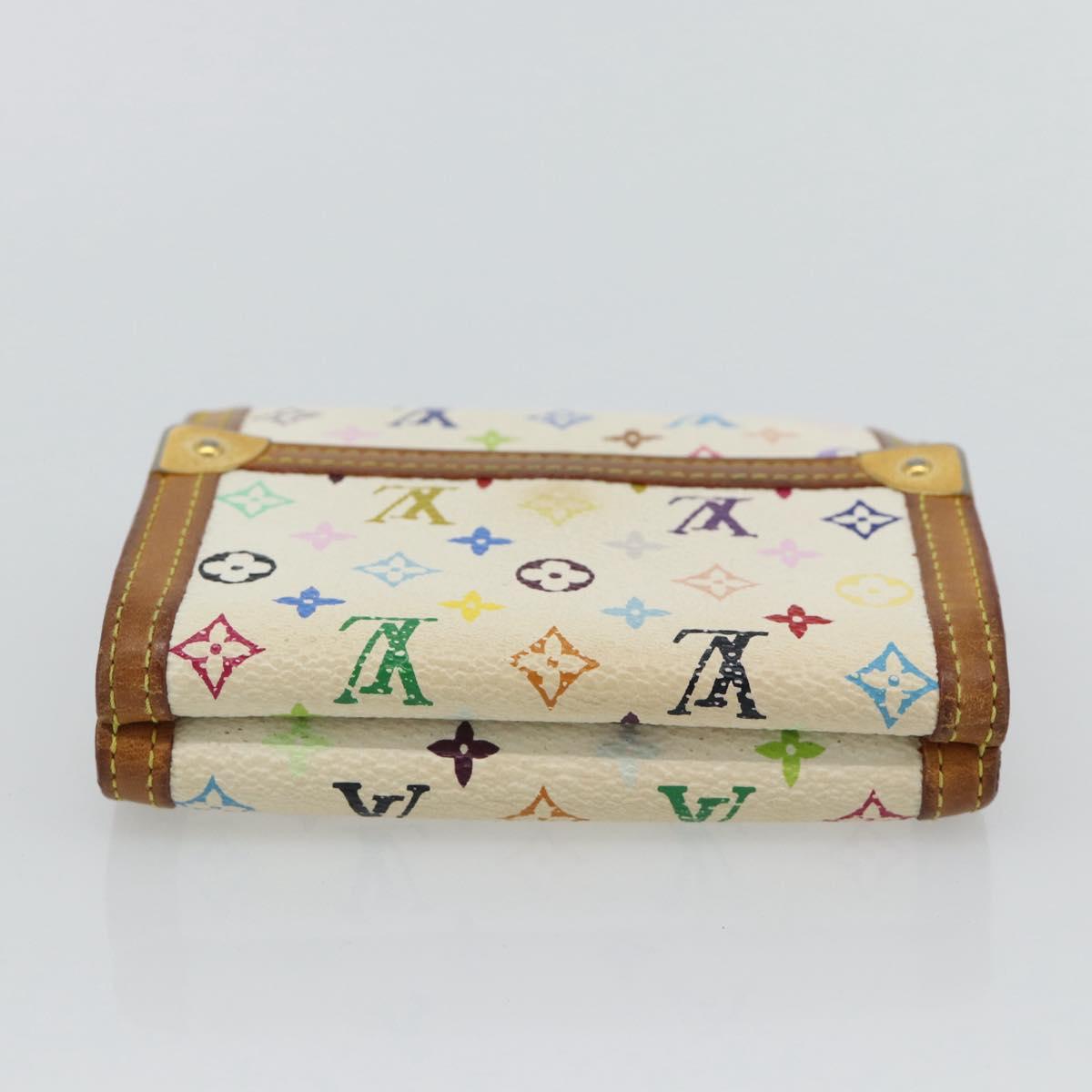 LOUIS VUITTON Multicolor Porte Monnaie Billets Cartes Credit M92983 Auth 182791