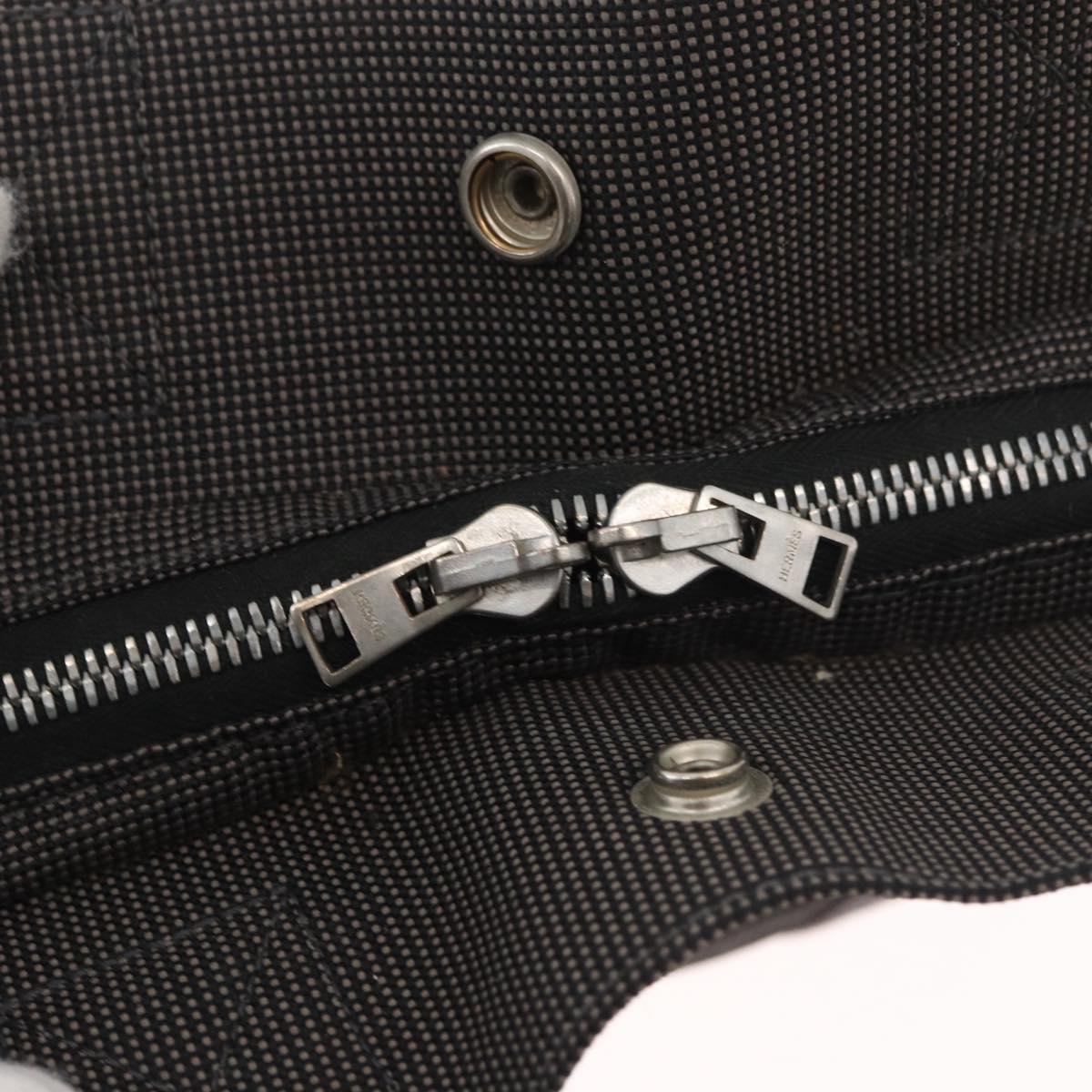 HERMES Her Line Sac A Dos PM Backpack Canvas Gray Auth 182804