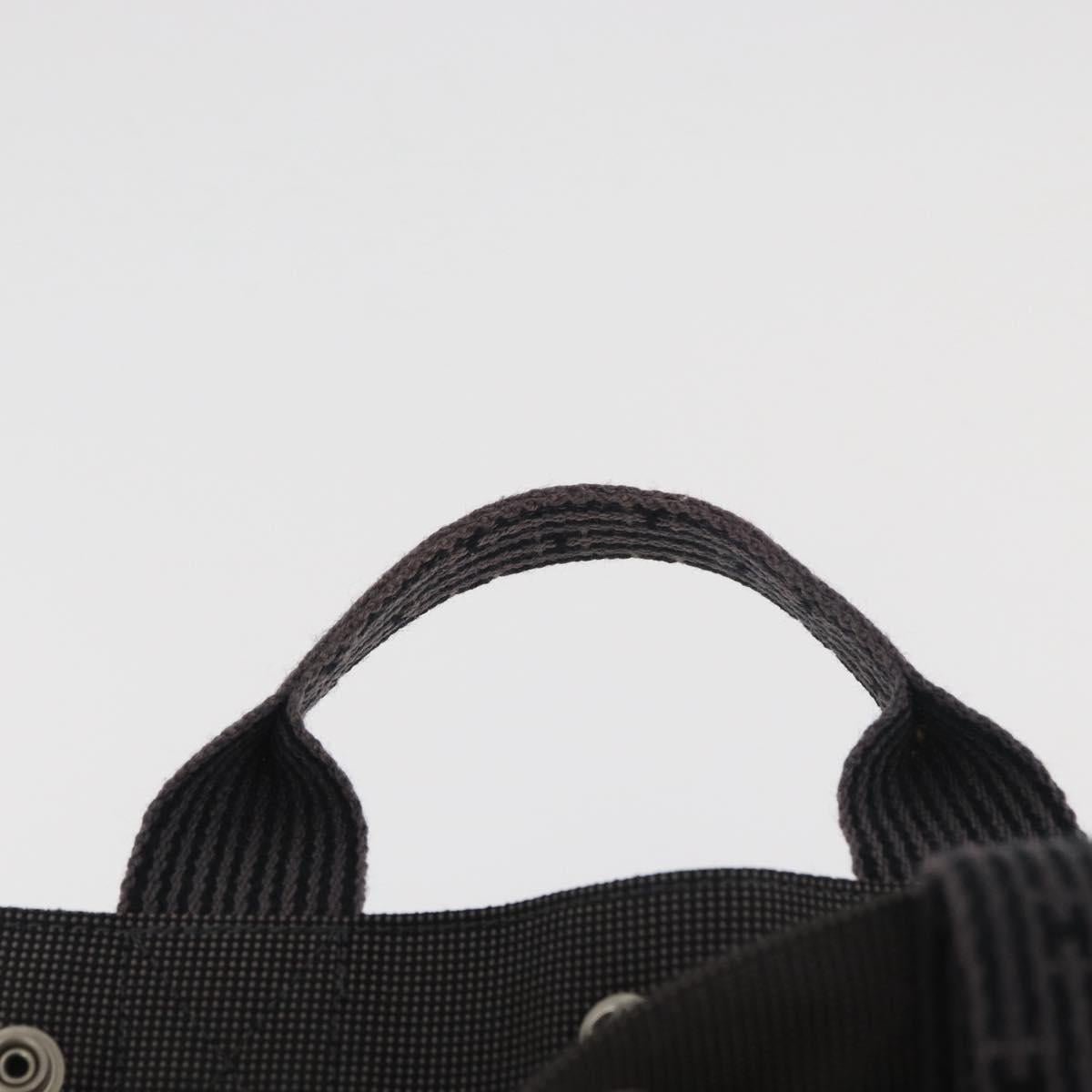 HERMES Her Line Sac A Dos PM Backpack Canvas Gray Auth 182804