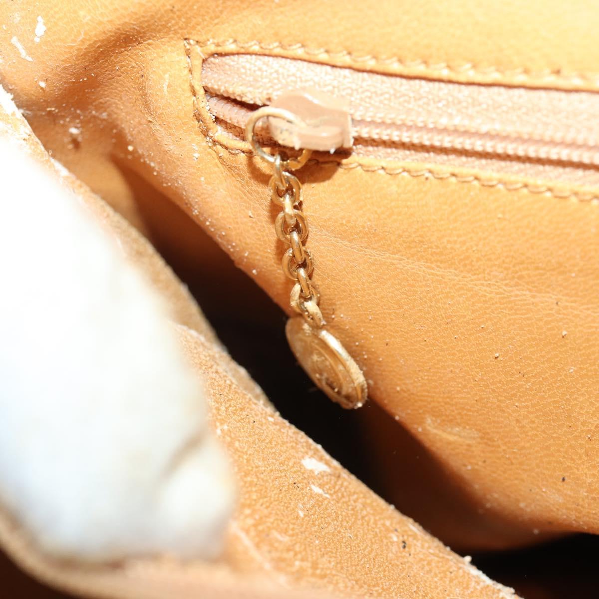 GUCCI Bamboo Hand Bag Leather 2way Brown Gold 002 2855 0322 0 Auth 182806