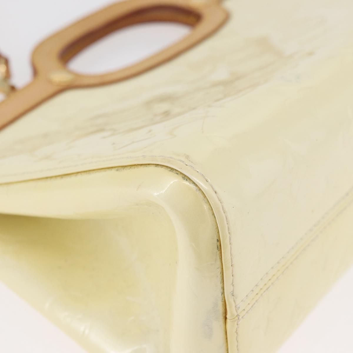 LOUIS VUITTON Monogram Vernis Roxbury Drive Bag 2Way Perle M91374 Auth 182822