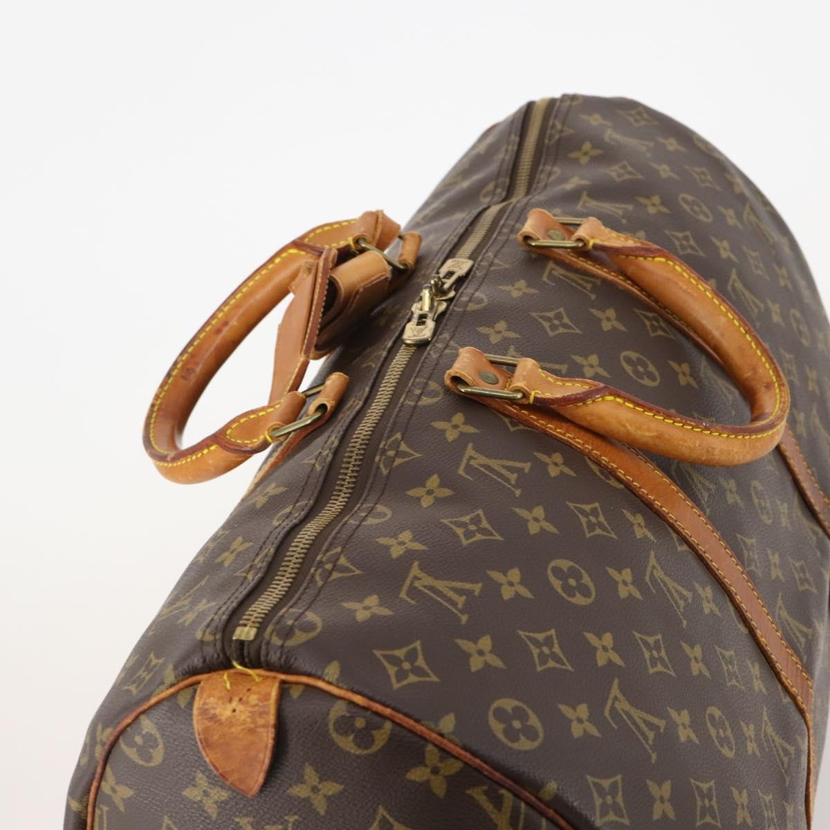 LOUIS VUITTON Monogram Keepall 50 Boston Bag M41426 LV Auth 182823