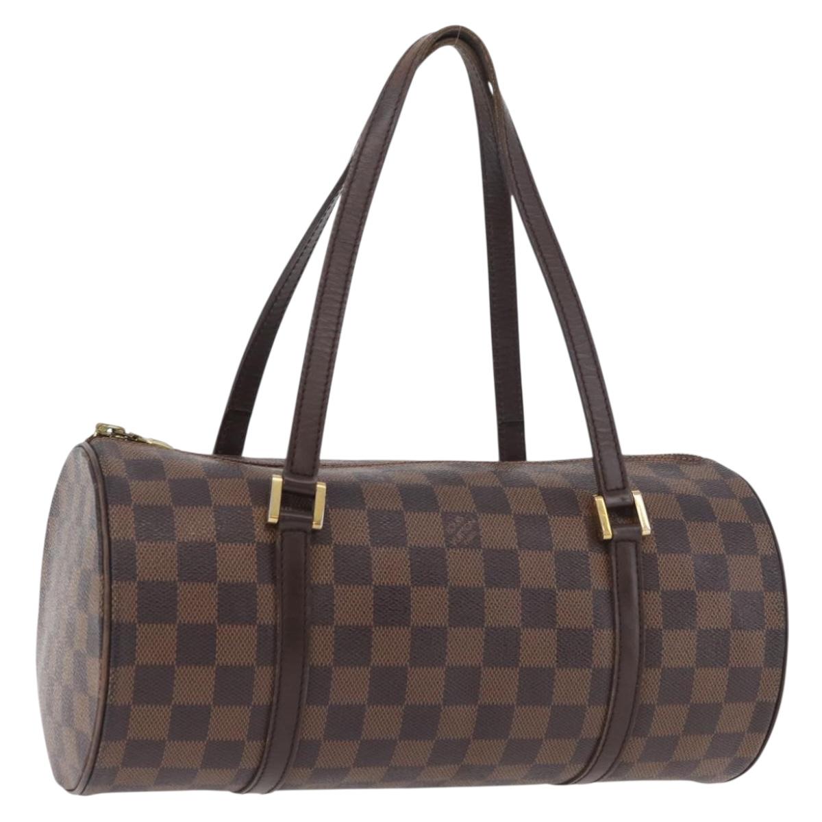 LOUIS VUITTON Damier Ebene Papillon 30 Hand Bag N51303 LV Auth 182824