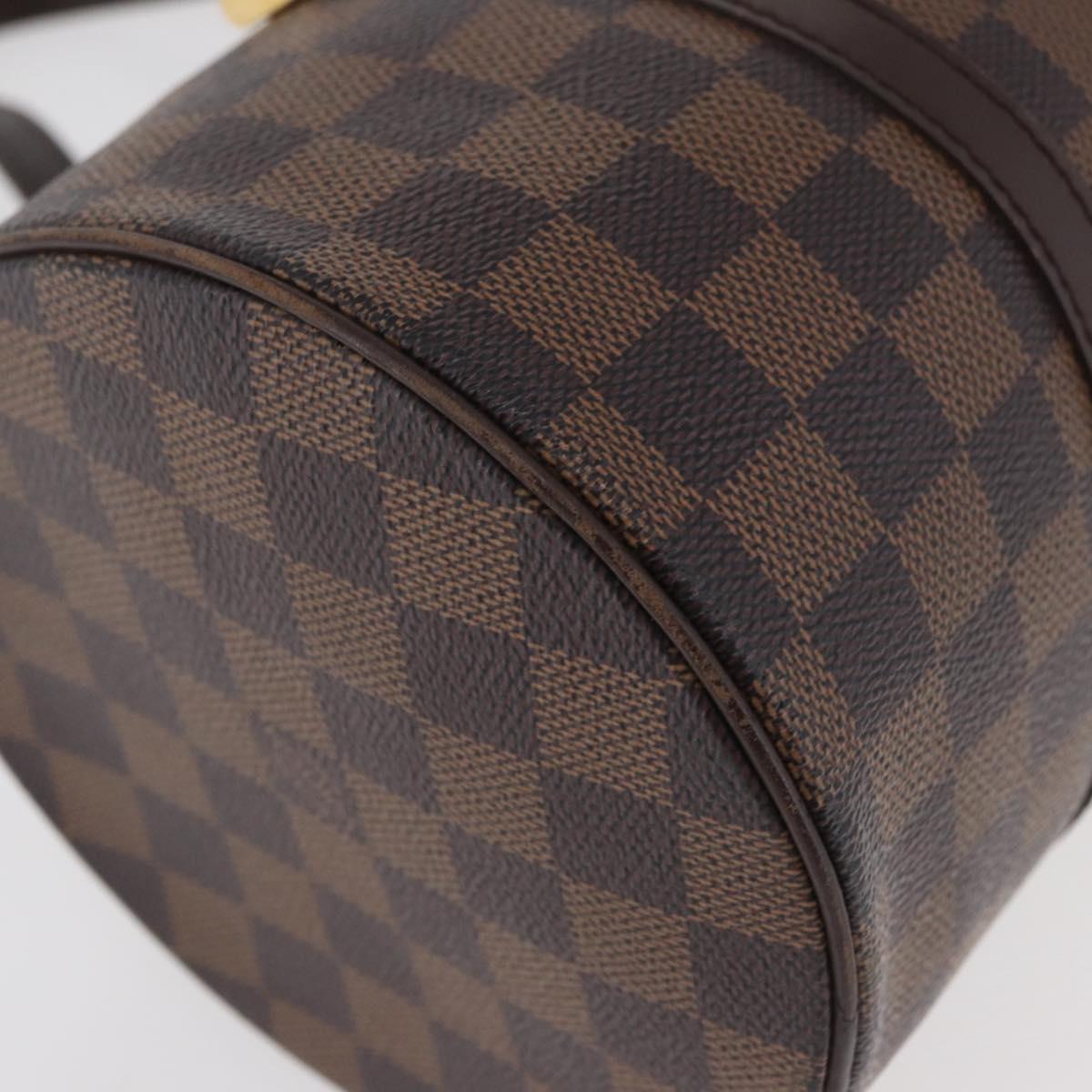 LOUIS VUITTON Damier Ebene Papillon 30 Hand Bag N51303 LV Auth 182824