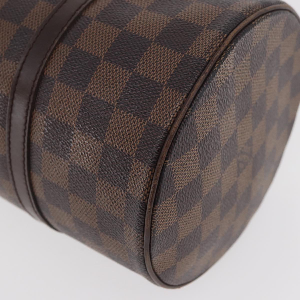 LOUIS VUITTON Damier Ebene Papillon 30 Hand Bag N51303 LV Auth 182824