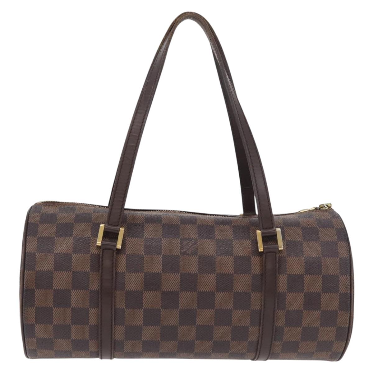 LOUIS VUITTON Damier Ebene Papillon 30 Hand Bag N51303 LV Auth 182824