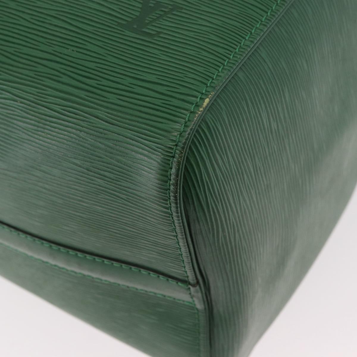 LOUIS VUITTON Epi Keepall 45 Boston Bag Green M42974 LV Auth 182828