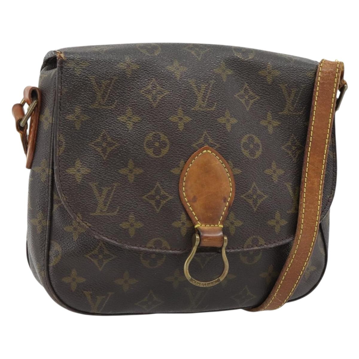 LOUIS VUITTON Monogram Saint Cloud GM Shoulder Bag M51242 LV Auth 182830