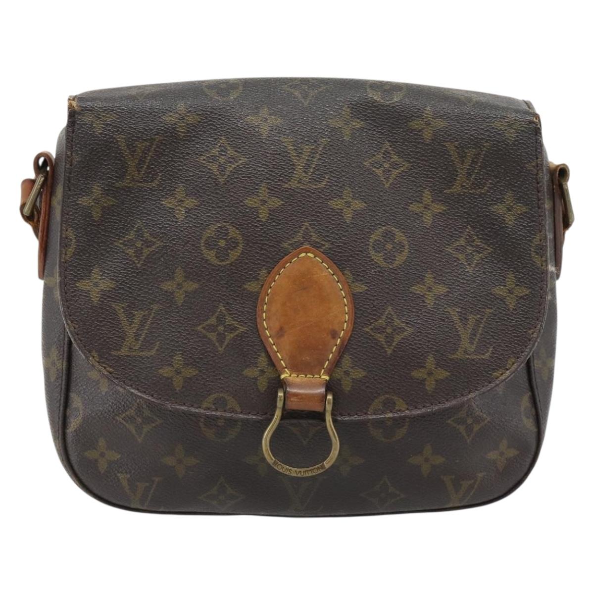 LOUIS VUITTON Monogram Saint Cloud GM Shoulder Bag M51242 LV Auth 182830