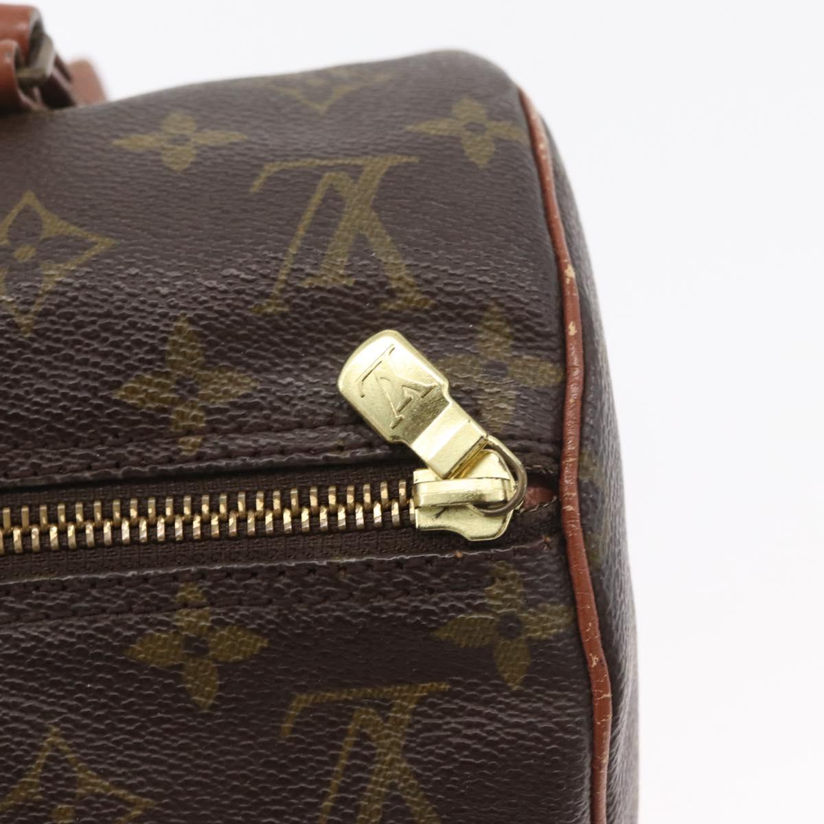 LOUIS VUITTON Monogram Papillon 30 Hand Bag M51385 LV Auth 182831