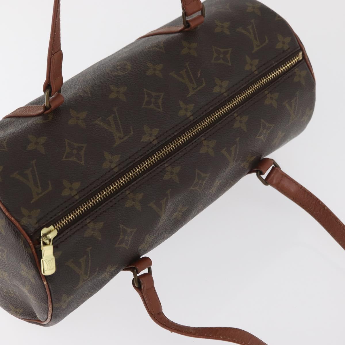 LOUIS VUITTON Monogram Papillon 30 Hand Bag M51385 LV Auth 182831