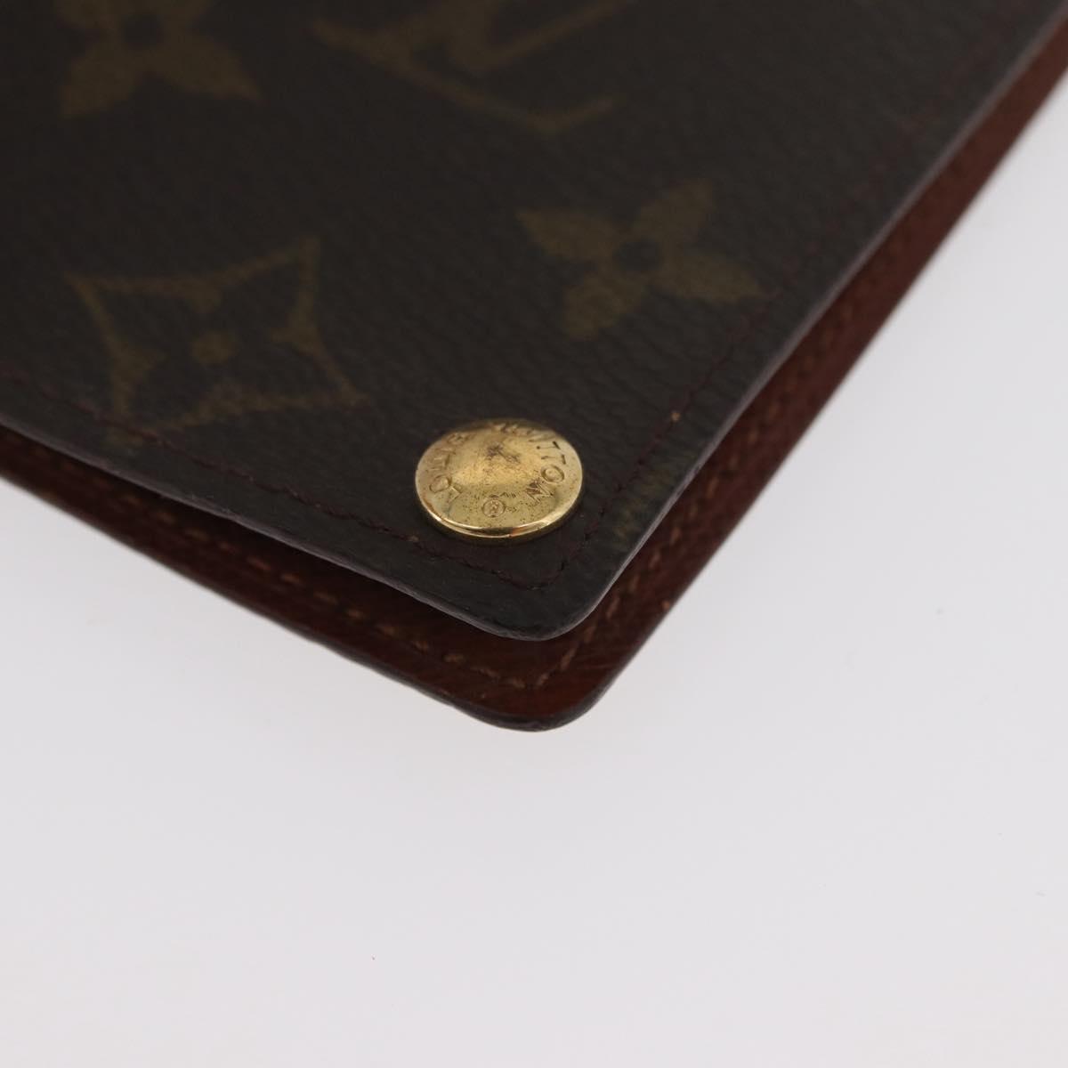 LOUIS VUITTON Monogram Porto Cartes Crdit Pression Card Case M60937 Auth 182835