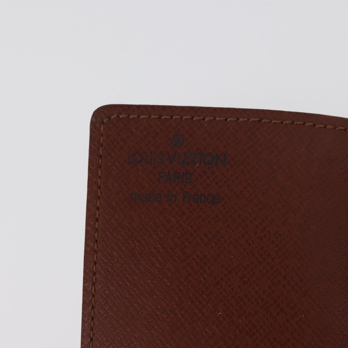 LOUIS VUITTON Monogram Porto Cartes Crdit Pression Card Case M60937 Auth 182835