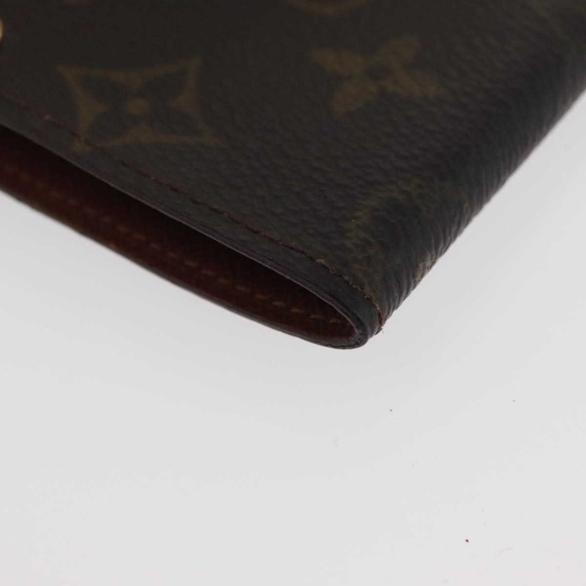 LOUIS VUITTON Monogram Porto Cartes Crdit Pression Card Case M60937 Auth 182835