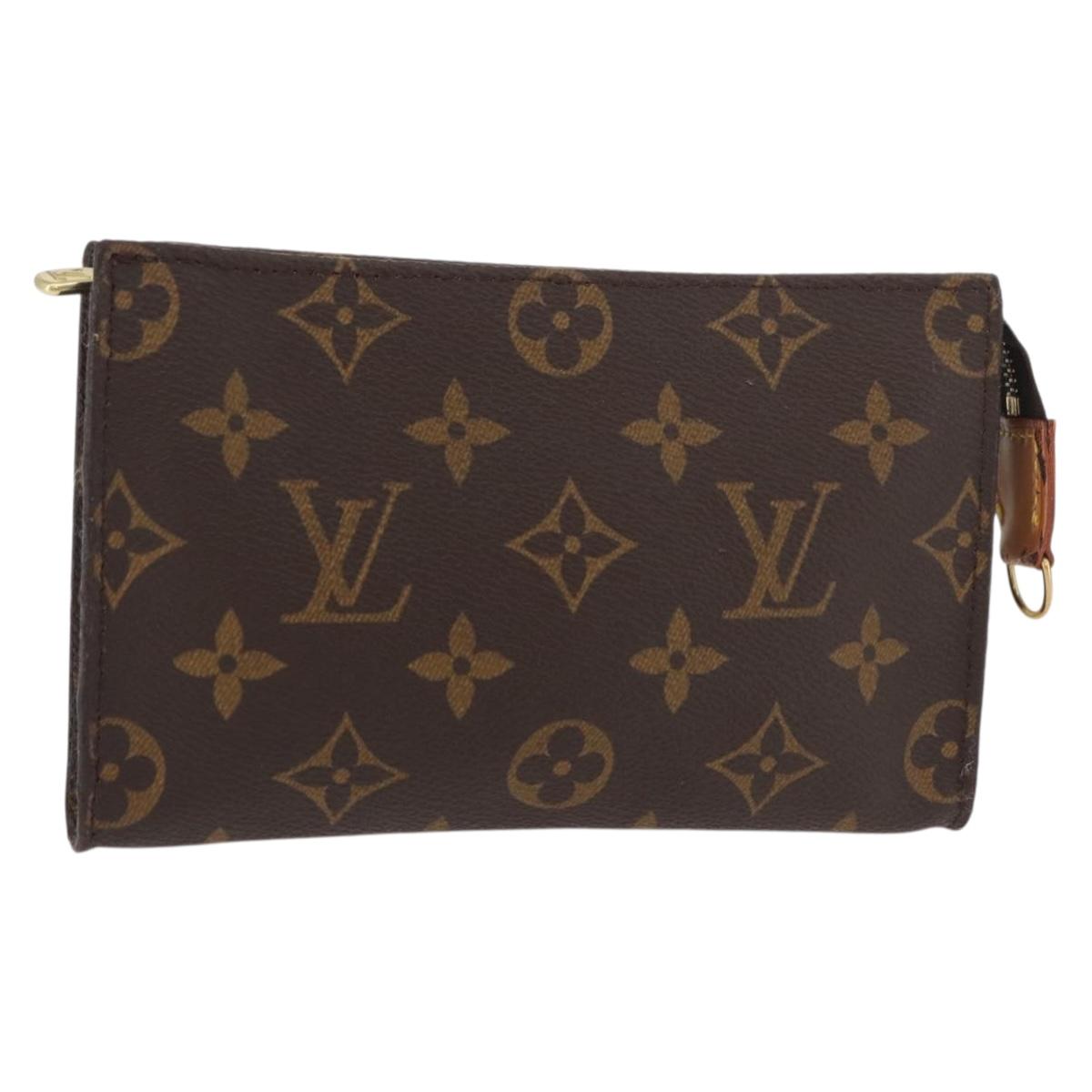 LOUIS VUITTON Monogram Bucket PM Accessory Pouch LV Auth 182850