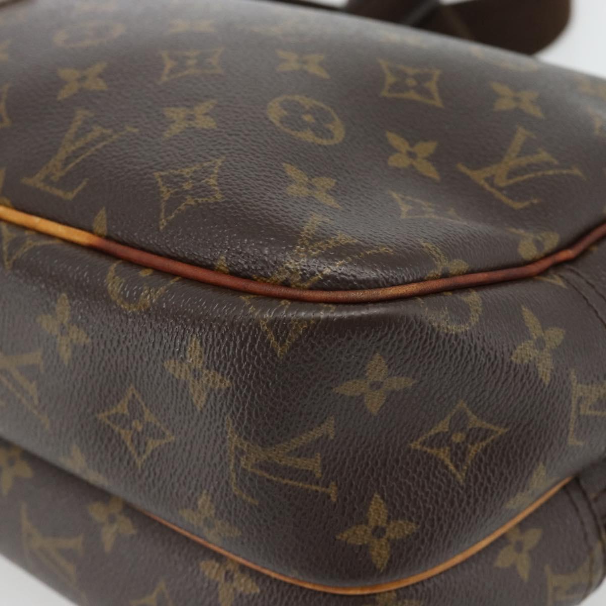 LOUIS VUITTON Monogram Reporter PM Shoulder Bag M45254 LV Auth 182852