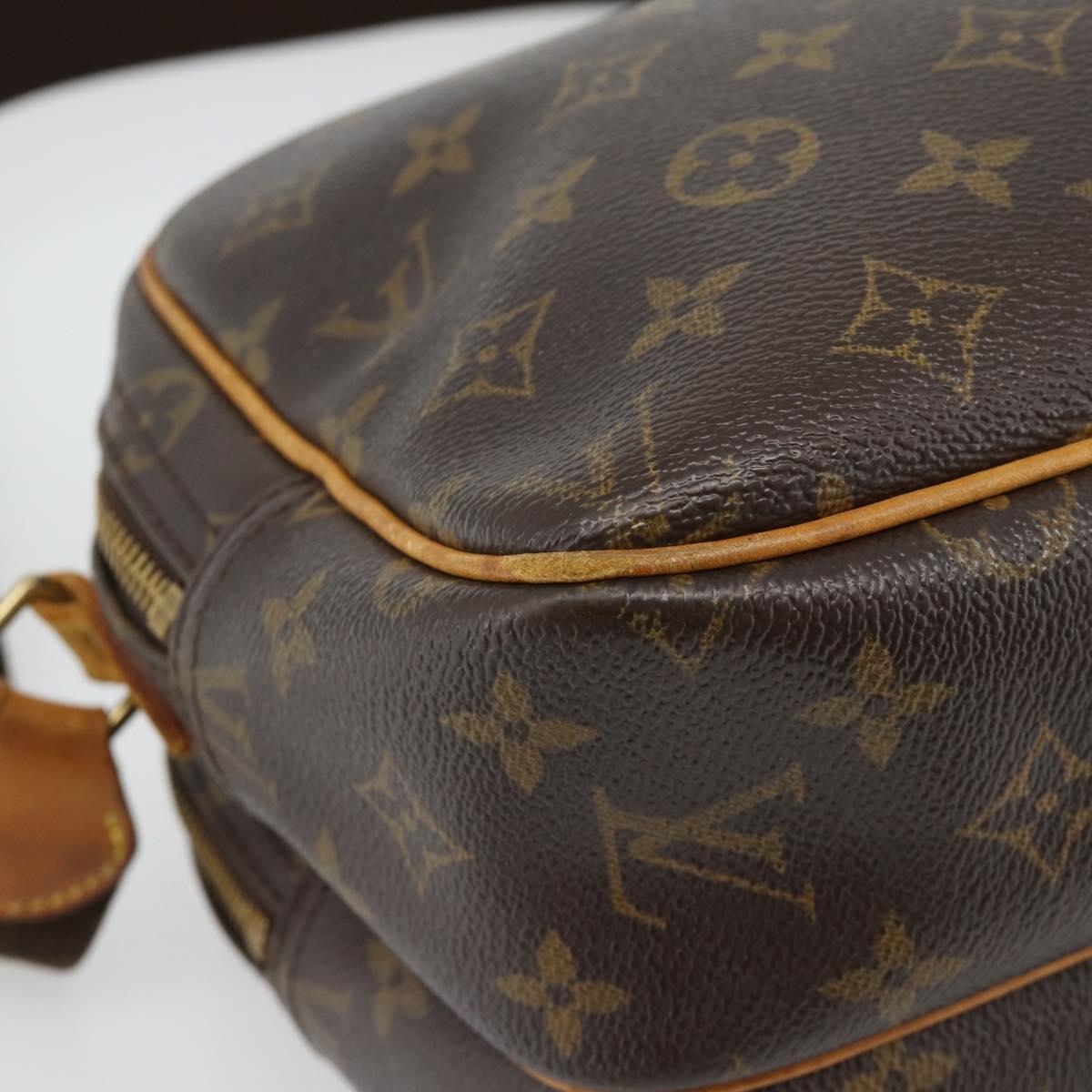 LOUIS VUITTON Monogram Reporter PM Shoulder Bag M45254 LV Auth 182852
