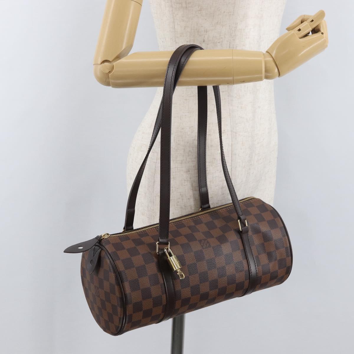 LOUIS VUITTON Damier Ebene Papillon 30 Hand Bag New Model N51303 Auth 182853SAV
