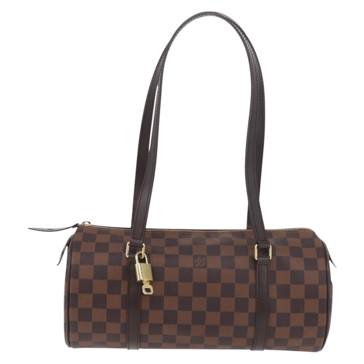 LOUIS VUITTON Damier Ebene Papillon 30 Hand Bag New Model N51303 Auth 182853SAV