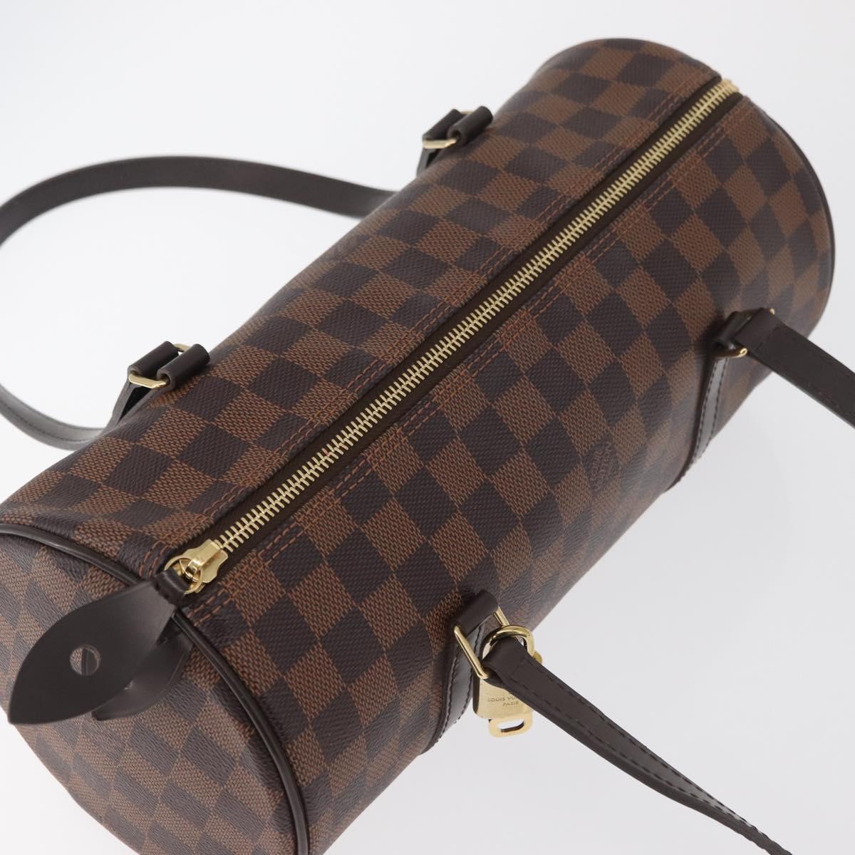LOUIS VUITTON Damier Ebene Papillon 30 Hand Bag New Model N51303 Auth 182853SAV