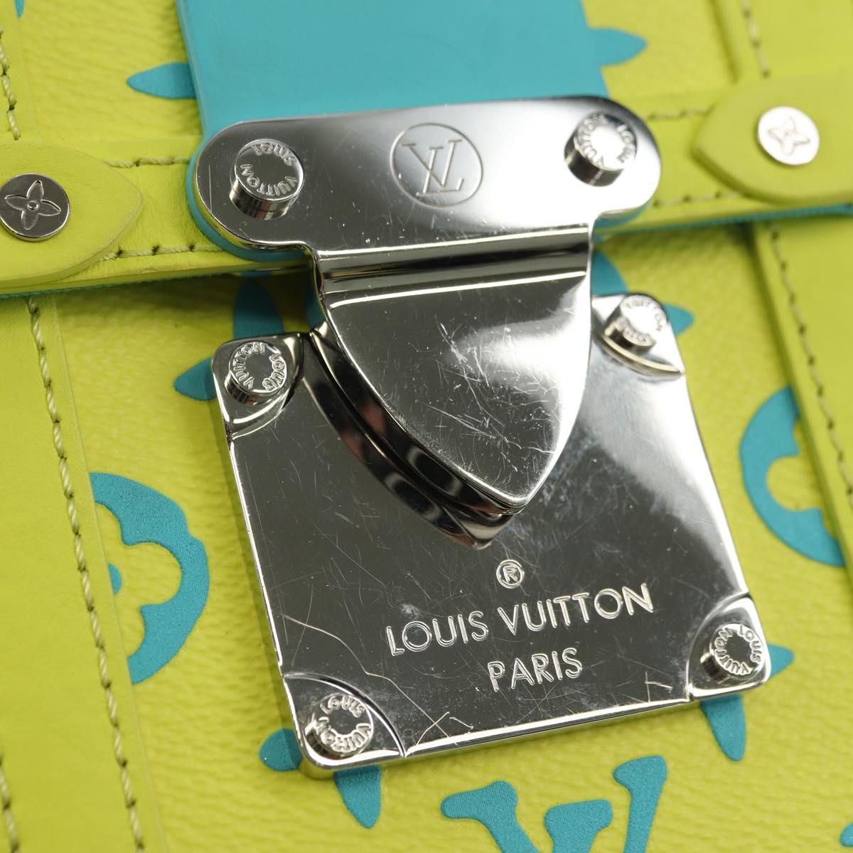 LOUIS VUITTON Monogram Playground Vertical Trunk Bag Yellow M82007 Auth 182888SM