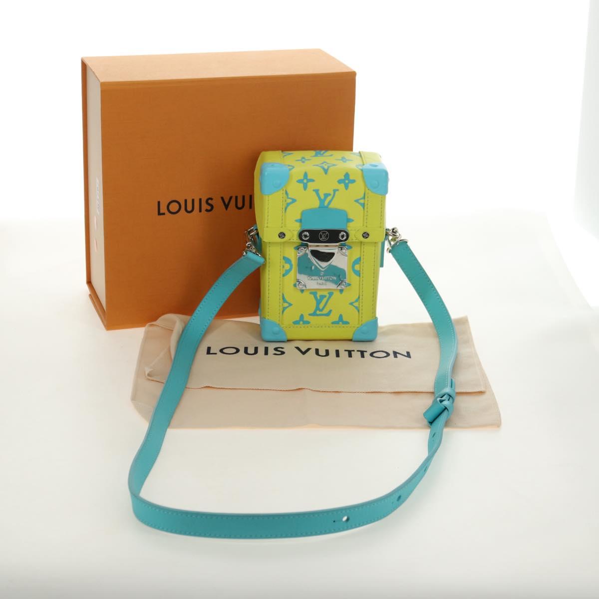 LOUIS VUITTON Monogram Playground Vertical Trunk Bag Yellow M82007 Auth 182888SM
