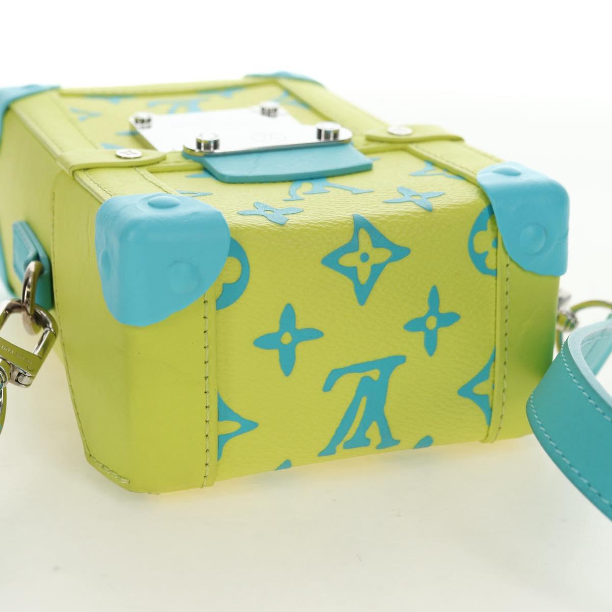 LOUIS VUITTON Monogram Playground Vertical Trunk Bag Yellow M82007 Auth 182888SM