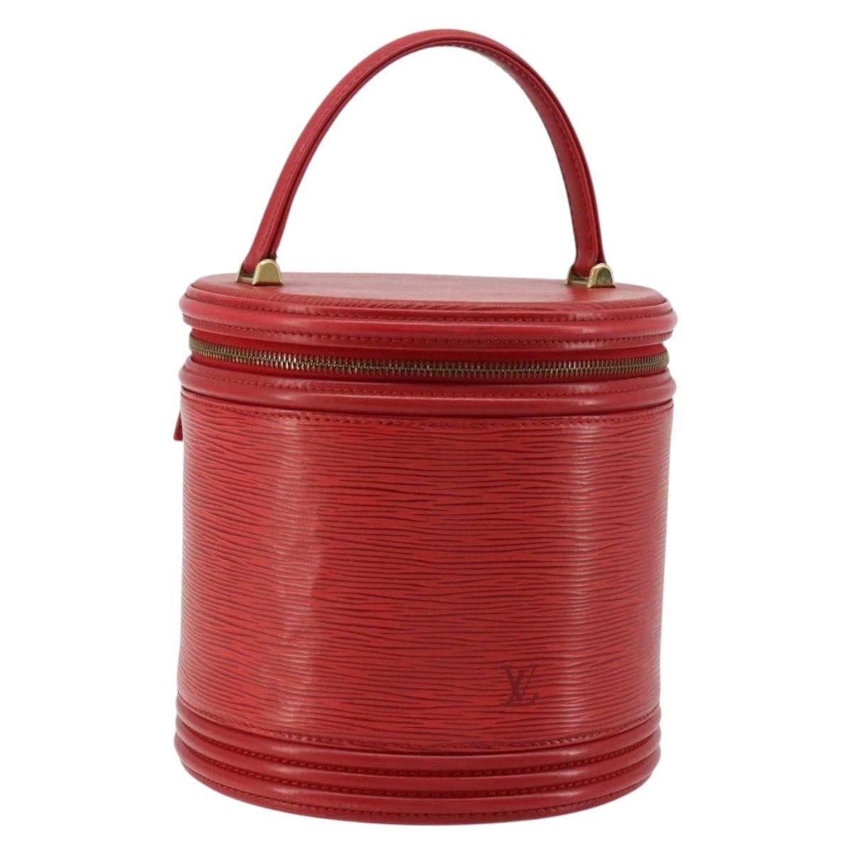 LOUIS VUITTON Epi Cannes Hand Bag Red M48037 LV Auth 182903A