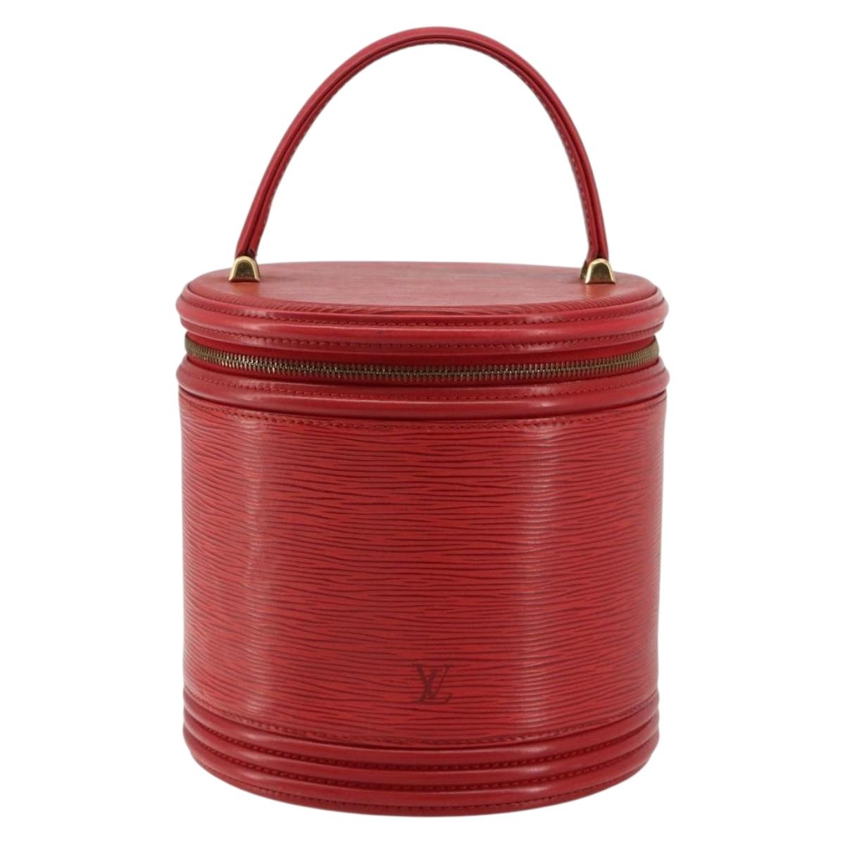 LOUIS VUITTON Epi Cannes Hand Bag Red M48037 LV Auth 182903A