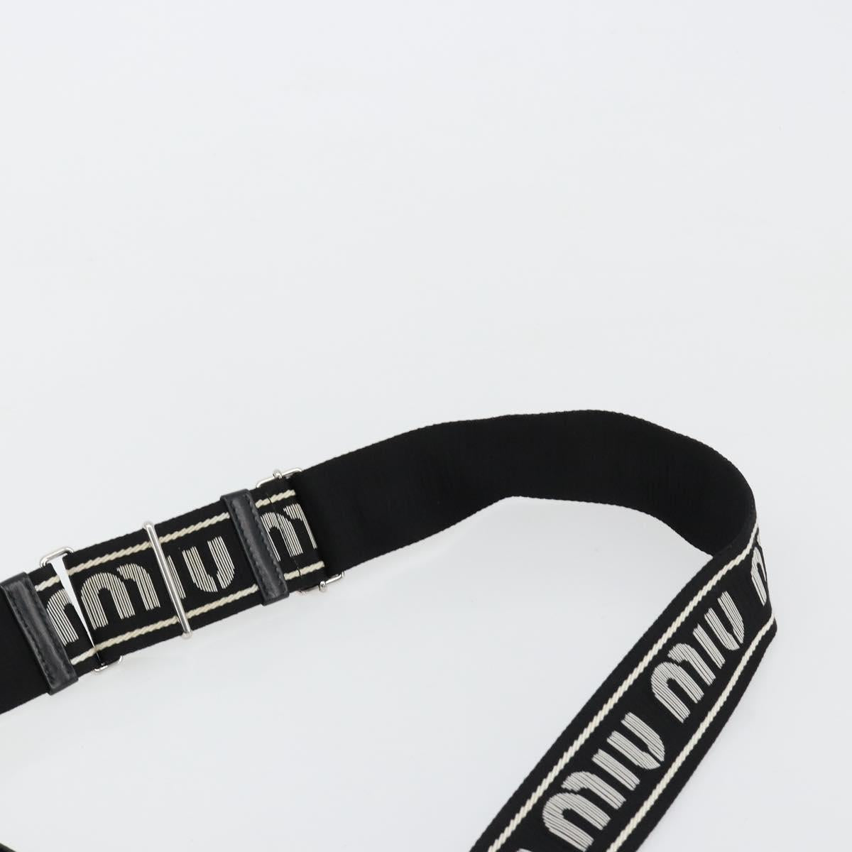 Miu Miu Hand Bag Patent leather 2way Black Silver Auth 182913M